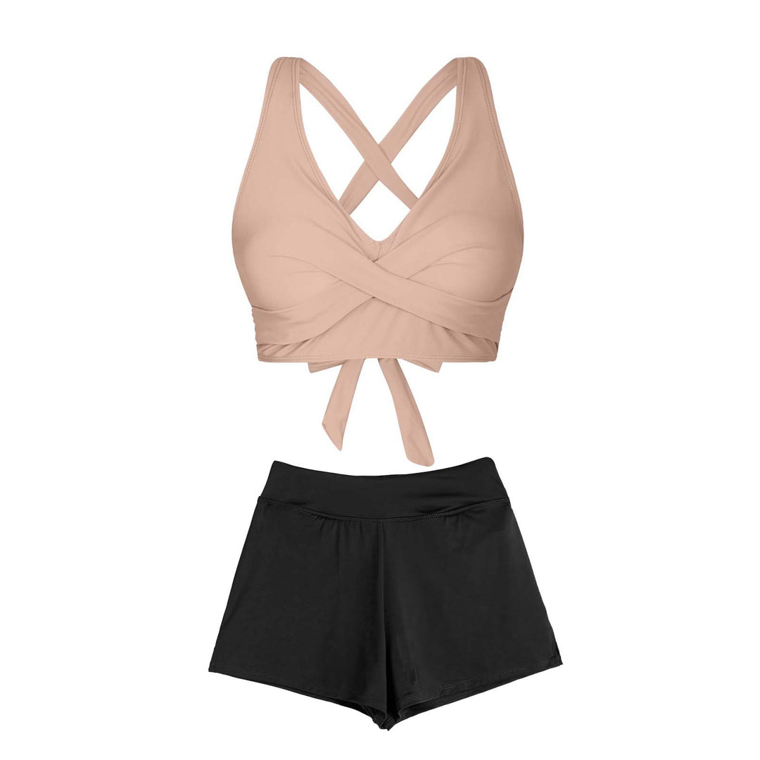 Damen Zweiteiliger Badeanzug mit floralem Design R&B