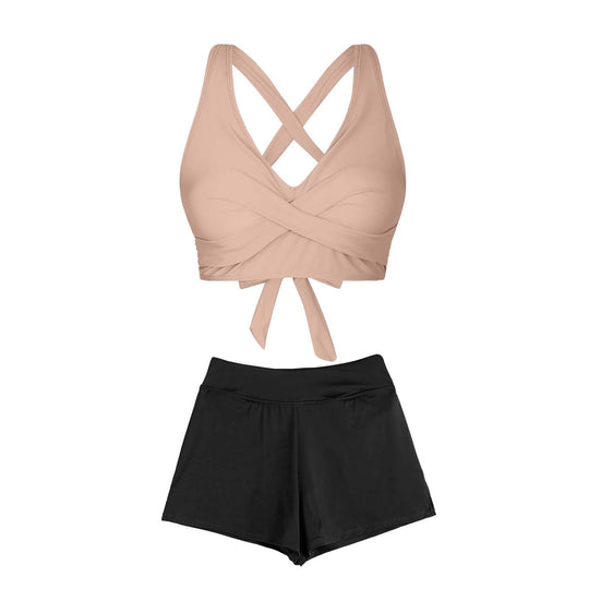 Damen Zweiteiliger Badeanzug mit floralem Design R&B