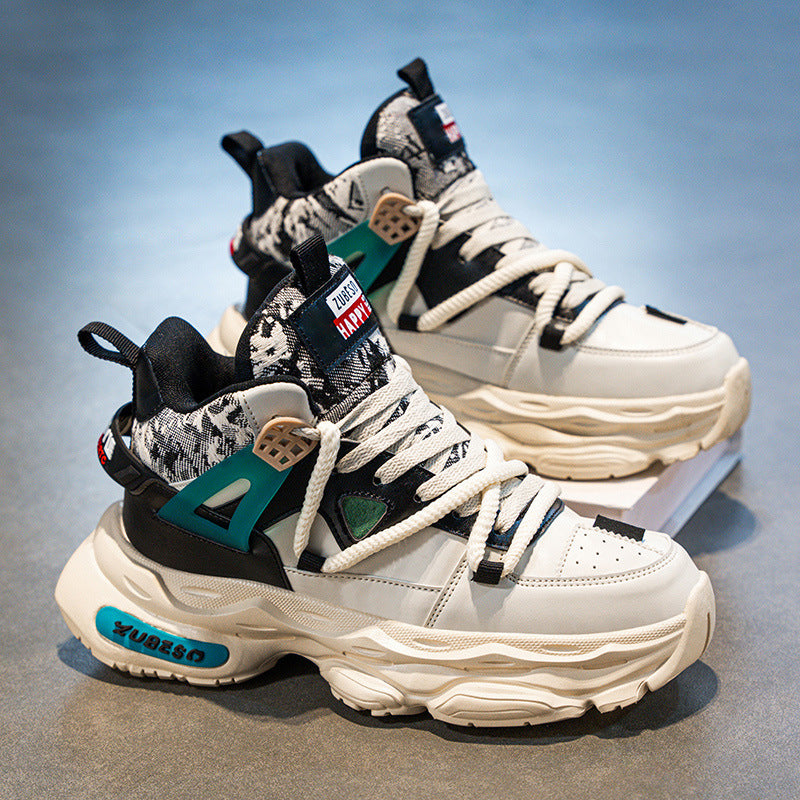 Damen Sportliche Chunky Sneakers mit atmungsaktivem Obermaterial und rutschfester Sohle