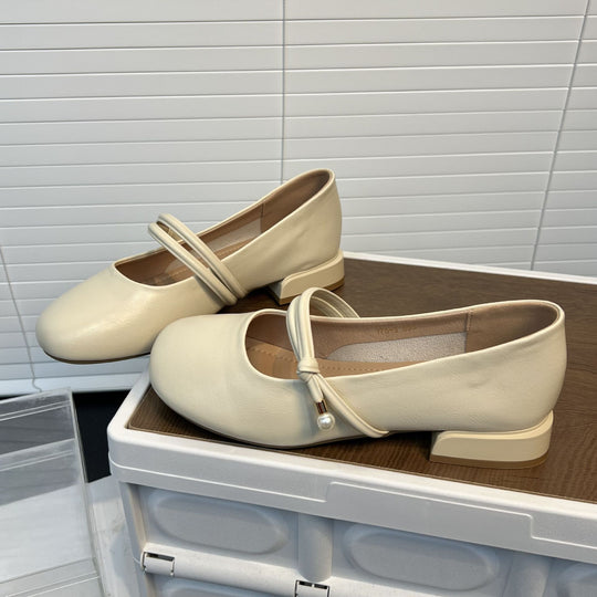 Damen elegante Ballerinas mit stilvollem Riemen und komfortablem Fußbett R&B