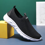 Damen Bequeme Slip-On Sneakers aus atmungsaktivem Mesh