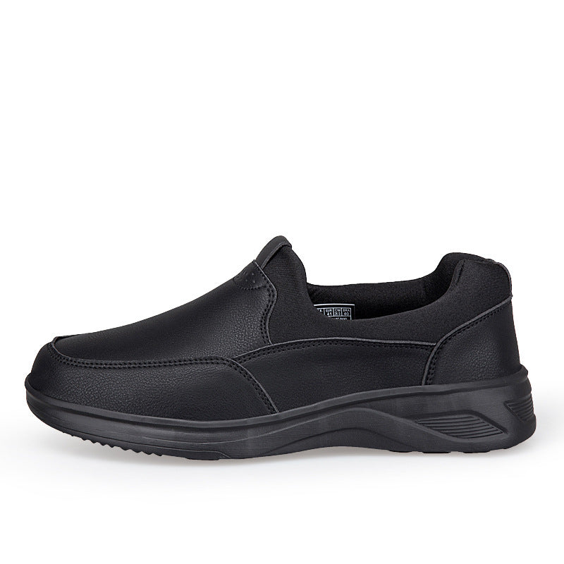 Damen Bequeme Leder Slip-On Sneakers R&B