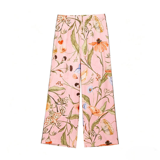 Damen Palazzo-Hose mit floralen Mustern R&B