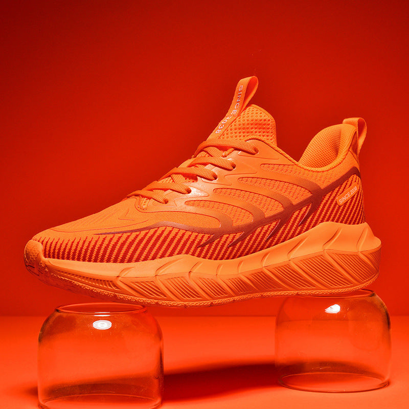 Damen Sportliche Lauf-Sneaker mit atmungsaktiver Oberflächenstruktur und dämpfender Sohle R&B