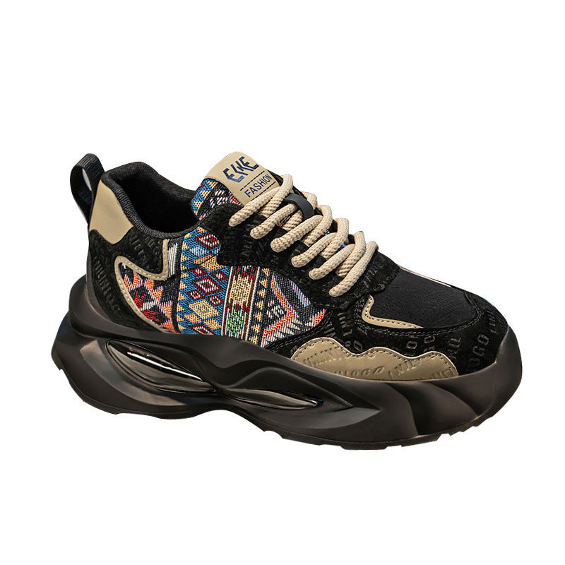 Damen bequeme und modische Sneakers mit einzigartigem Ethno-Design R&B