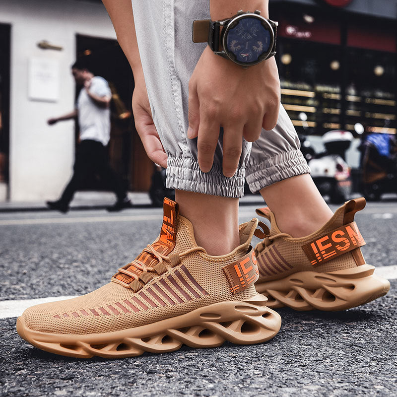 Damen Sportliche Hochleistungs-Sneaker mit atmungsaktiver Mesh-Oberfläche und flexibler Sohle R&B