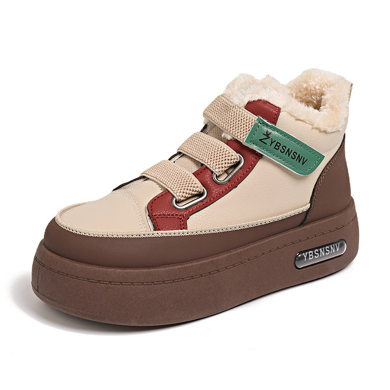Damen modische Winter Sneakers mit warmem Innenfutter und rutschfester Sohle R&B