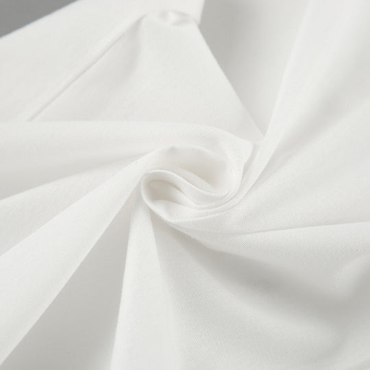 Damen Weit geschnittene Leinenhose mit elastischem Bund und hohem Taillenbund R&B