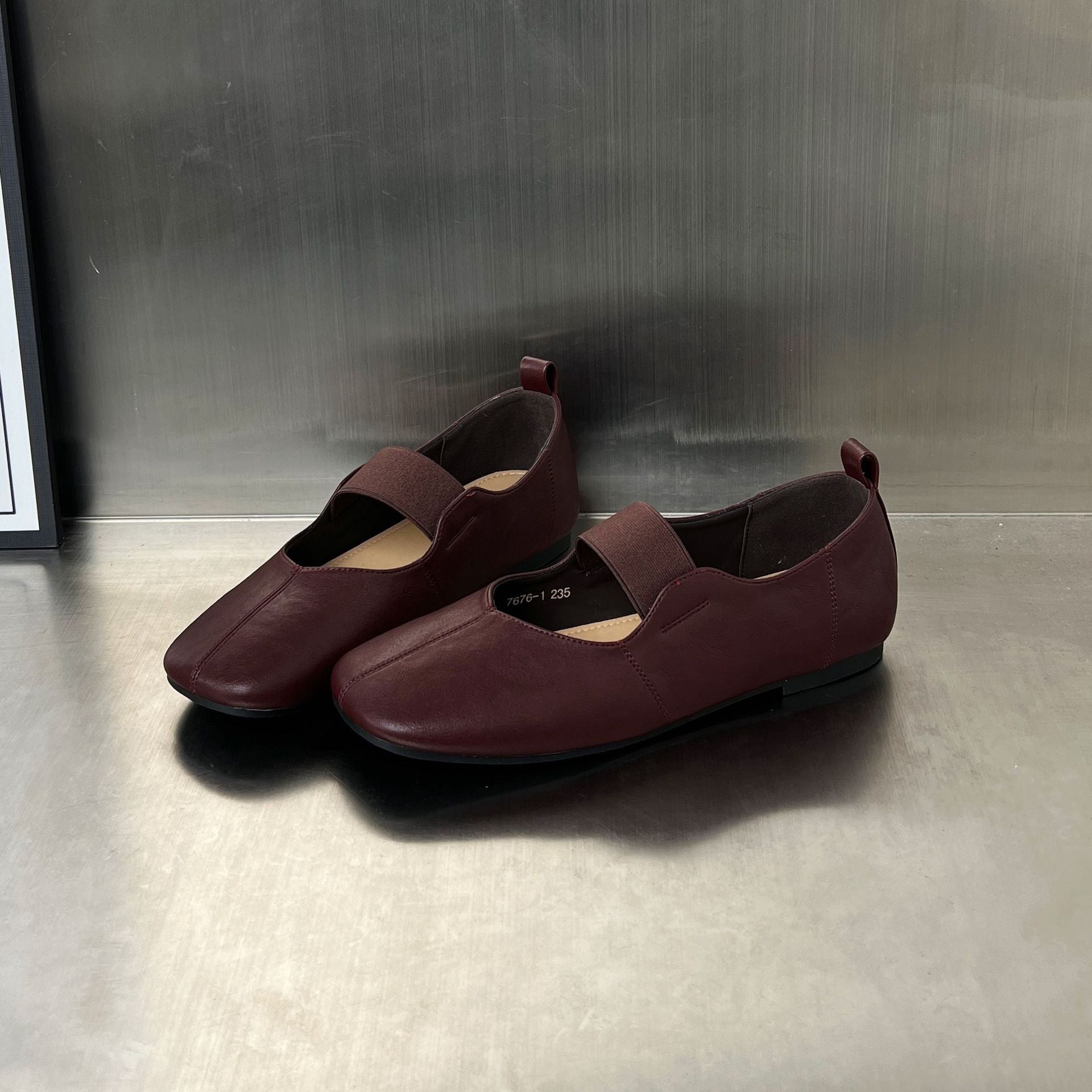 Damen Elegante Slip-On Schuhe mit modischem Riemenverschluss R&B