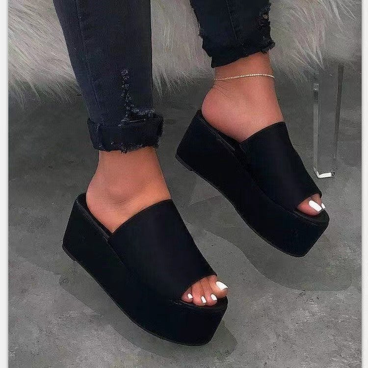 Damen Wedge-Pantoletten mit modischem Camouflage-Design und komfortablem Fußbett R&B