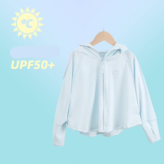 Damen sportliche UV-Schutzjacke mit Kapuze R&B