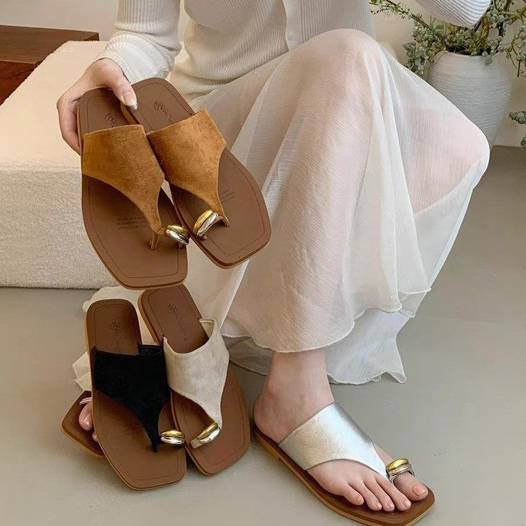 Damen Sandalen mit eleganten Riemen und glamourösen Details EB