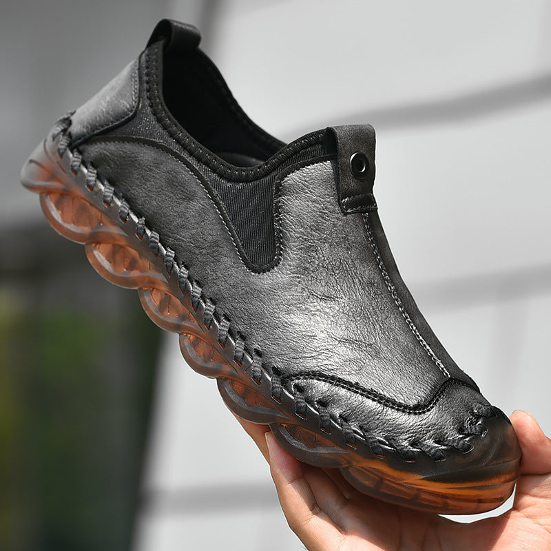 Herren Komfortable Slip-On Mokassins mit ihrem einzigartigen Design R&B