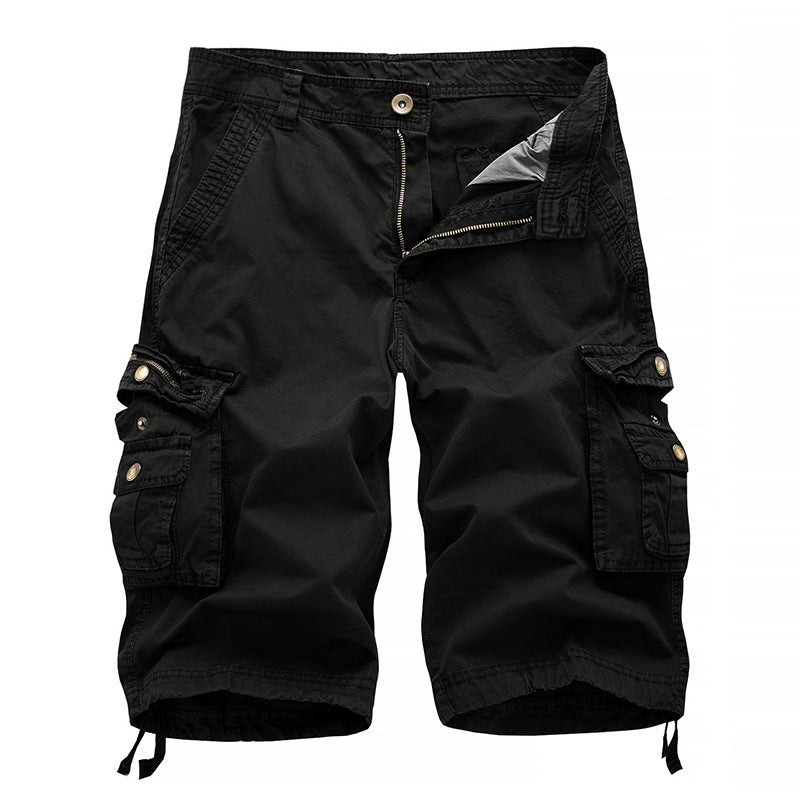 Herren Cargoshorts mit multifunktionalen Taschen und elastischem Bund R&B