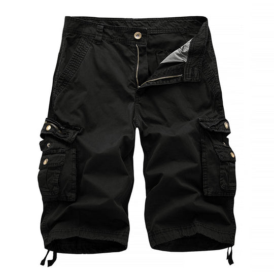 Herren Cargoshorts mit multifunktionalen Taschen und elastischem Bund R&B