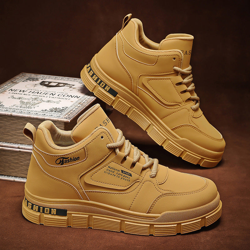 Damen Sportliche High-Top Sneakers mit dämpfendem Sohlenprofil und robuster Konstruktion
