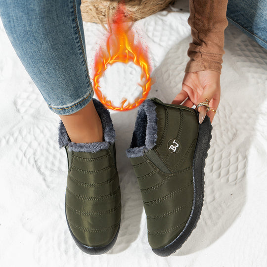 Damen Komfortable Winterboots mit kuscheligem Futter und rutschfester Sohle R&B