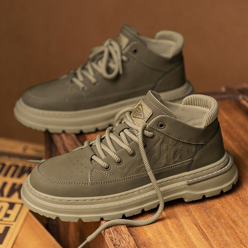 Damen Robuste High-Top Sneakers mit trendigem Design und atmungsaktiver Sohle R&B