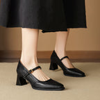 Damen Klassische Pumps mit verstellbarem Riemen