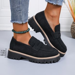Damen Slipper im eleganten Mokassin-Stil mit rutschfester Profilsohle R&B