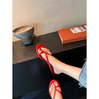 Damen Zehentrenner-Sandalen mit eleganten Riemen und komfortabler Sohle R&B