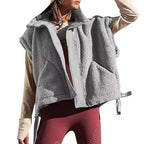 Damen Modische Fleece-Weste R&B
