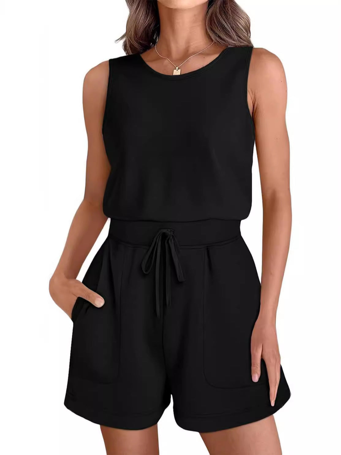 Damen Jumpsuit mit lässigem Schnitt und praktischen Taschen R&B