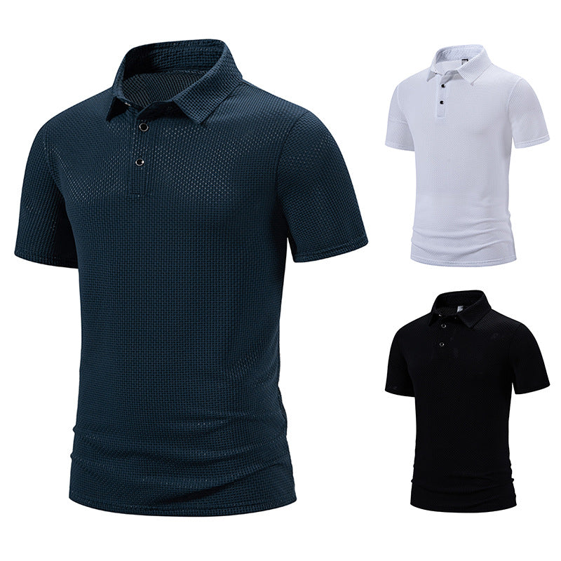 Herren Polohemd mit strukturiertem Design und modernen Akzenten