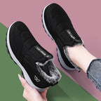 Damen gefütterte Slip-On Freizeitschuhe R&B