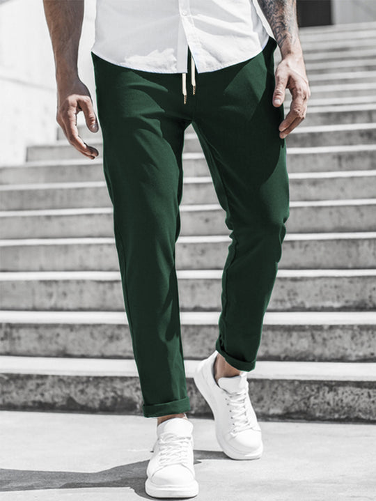 R&B Herren Freizeithose mit Kordelzug und Seitentaschen