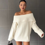 Damen Oversized Strickpullover