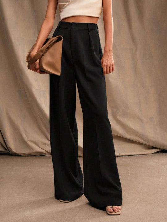 Damen weite Stoffhose R&B