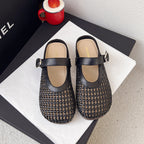 Damen Komfortable Clogs mit elegantem Riemen und luftigen Netzdesign R&B