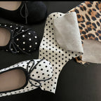 Damen Ballerinas mit dekorativem Punkten und charmantem Schleifenakzent R&B
