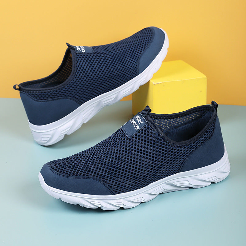 Damen Atmungsaktive Slip-On Sportschuhe mit flexiblem Sohlenaufbau