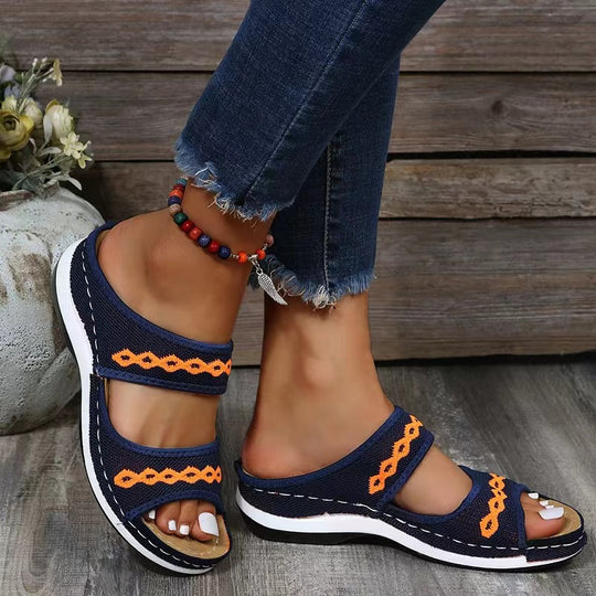Damen Bequeme Riemensandalen mit modischem Design R&B