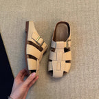 Damen Komfortable Sandalen mit modischen Riemendesign