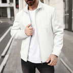 Herren modische Jacke mit strukturiertem Design R&B