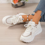 Damen Sportliche Sneakers mit atmungsaktiver Oberflächenstruktur und komfortabler Dämpfung R&B