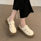 Damen Clogs mit verstellbaren Riemen und komfortablem Plateau R&B