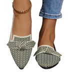 Damen Flache Slipper mit elegantem Muster R&B