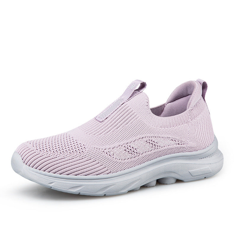 Damen Bequeme Slip-On Fitnessschuhe mit atmungsaktivem Obermaterial R&B