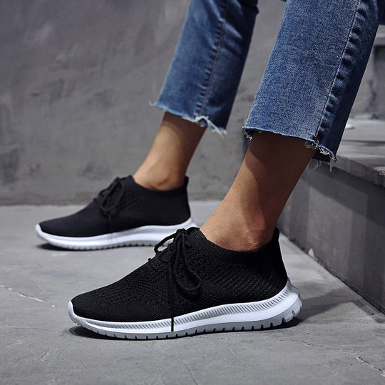 Damen Atmungsaktive und flexible Sneakers mit strukturiertem Obermaterial R&B