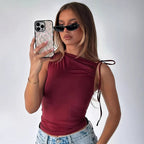 Damen asymmetrisches Oberteil R&B