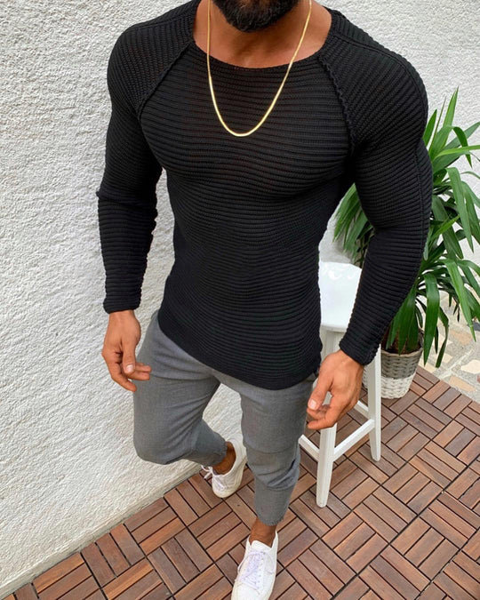 Herren Langarmshirt R&B