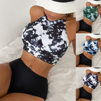 Damen Hochgeschnittenes Bikini-Set
