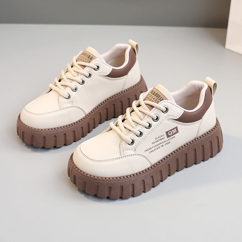 Damen Sportliche Chunky Sneakers mit dämpfender Sohle und atmungsaktiver Obermaterialstruktur R&B