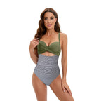 Damen Hochtaillierter Bikini mit modischem Twist-Design R&B