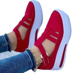 Damen Modische und komfortable Slip-On Sneakers