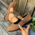 Damen Mules mit verstellbarem Riemen und komfortablem Fußbett R&B